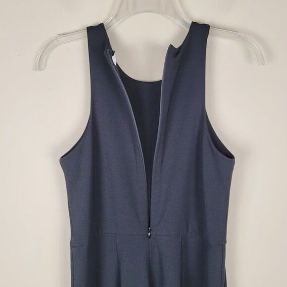 Aritzia Babaton Size 4 Mikey Jumpsuit Wide Leg Crop Sleeveless Stretch Black - Picture 9 of 12